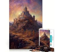 Rompecabezas de 1000 Piezas Castillo de los Sueños Juguete de Juego de Corte Premium para ejercitar la Mente Tiempo de Paz Diversión Regalo de cumpleaños (38x52cm)
