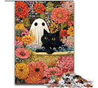 Rompecabezas de 1000 Piezas Cat and Soul para Adolescentes Un Juego desafiante Ideal para Regalar a Toda la Familia (26x38cm)