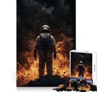 Rompecabezas de 1000 Piezas Catástrofe de astronautas para Adolescentes Diversión Intelectual, Entretenimiento y relajación Bordes precisos Regalo de cumpleaños (38x26cm)