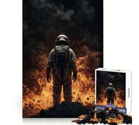 Rompecabezas de 1000 Piezas Catástrofe de astronautas para Adultos Ideal para Practicar la lógica, divertirse y Relajarse Bordes limpios Un Regalo Encantador (38x52cm)