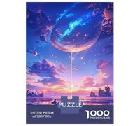 Rompecabezas De 1000 Piezas Celestial Symphony at Sunset Rompecabezas para Adultos Juego De Ingenio Ensamblaje De Patrones Difícil Y Desafiante 52x38cm/1000pcs