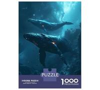 Rompecabezas De 1000 Piezas Celestial Whale in Galaxy Rompecabezas para Adultos Juego Práctico Una Obra De Arte Cumpleaños Y Navidad 70x50cm/1000pcs
