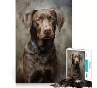 Rompecabezas de 1000 Piezas Chesapeake Bay Retriever,Juego de lógica preciso y Divertido,Ideal para Momentos de Paz y Tranquilidad, Navidad (38x26cm)