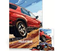 Rompecabezas de 1000 Piezas Chevrolet Traverse SUV para Adolescentes Rompecabezas Sharp Recall Relajante Tiempo de inactividad Uniforme Corte (50x75cm)