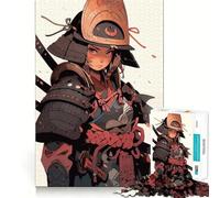 Rompecabezas de 1000 Piezas Chica Samurai para Adolescentes Mejora la Memoria Ideal para Relajarse Diseño Elegante y práctico (38x26cm)