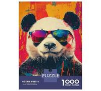 Rompecabezas De 1000 Piezas Chill Panda Vibes Rompecabezas para Adultos Juego De Ingenio Análisis Y Lógica Cumpleaños 52x38cm/1000pcs