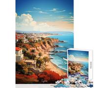 Rompecabezas de 1000 Piezas Chipre Pintura al óleo decoración del hogar Juguetes Regalos de cumpleaños Juego Educativo Entrena tu Cerebro y Tus Manos tamaño 38x52cm