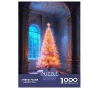 Rompecabezas De 1000 Piezas Christmas Tree in A Grand Hall Rompecabezas para Adultos, Juguete, Decoración De Pared, Regalos Divertidos Y Humorísticos De Navidad Y Cumpleaños 70x50cm/1000pcs