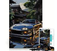 Rompecabezas de 1000 Piezas Cielo Estrellado Coche Deportivo para Adolescentes Juguete de lógica sólida Diversión Relajante Corte de precisión Artículo de Santa Claus 50x75cm