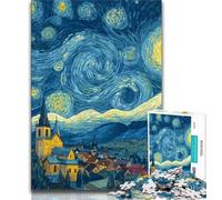 Rompecabezas de 1000 Piezas Cielo Nocturno de Night Sky para Adultos Un Juego desafiante Ideal para Regalar a Toda la Familia (50x75cm)