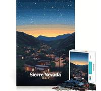 Rompecabezas de 1000 Piezas Cielo Nocturno de Sierra Nevada para Adultos Un Rompecabezas Mental Relajante y Divertido para armar Una cálida Sorpresa 50x75cm