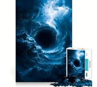 Rompecabezas de 1000 Piezas Cielo tormentoso con relámpagos y vórtice para Adultos Juguete de lógica para Juegos de Interior Corte de precisión Regalo Ideal 50x75cm