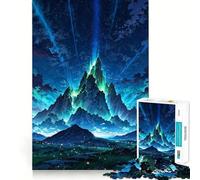 Rompecabezas de 1000 Piezas Cima de Montaña Mística para Adultos Regalo Ideal para Jugar a la Mente, divertirse en compañía Diseño Impecable Sorpresa de cumpleaños (38x52cm)