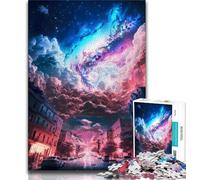 Rompecabezas de 1000 Piezas Ciudad Galaxia de Sueños Nocturnos para Adolescentes Toda la Familia (38x26cm)