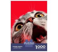 Rompecabezas De 1000 Piezas - Close-up of A Cat Yawning Rompecabezas para Adultos Juego De Ingenio Desafío Difícil Regalos para Reducir El Estrés 70x50cm/1000pcs