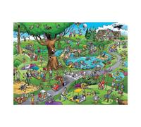 Rompecabezas de 1000 piezas Cobble Hill - DoodleTown: Par for The Course - P ster de muestra incluido