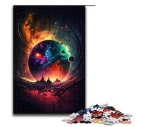 Rompecabezas de 1000 Piezas Colapso de Planetas para Adultos Rompecabezas de Madera Juegos Familiares 1000 Piezas (75 x 50 cm)