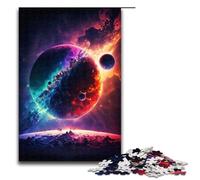 Rompecabezas de 1000 Piezas Colapso de Planetas Rompecabezas de Madera Juegos educativos decoración del hogar 75 x 50 cm