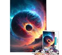 Rompecabezas de 1000 Piezas - Colisión Espacial - Juguetes educativos - Juego Imposible - Vacaciones en casa - para Pasar el rato - Regalos de cumpleaños (Tamaño 38x52cm)