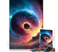 Rompecabezas de 1000 Piezas Colisión Espacial para Adolescentes Refuerza la Memoria y el vínculo Familiar Bordes precisos Regalo Original (38x52cm)