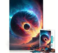 Rompecabezas de 1000 Piezas Colisión Espacial para Adolescentes Refuerza la Memoria y el vínculo Familiar Bordes precisos Regalo Original (38x52cm)