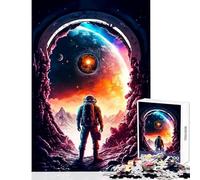 Rompecabezas de 1000 Piezas: Colisión planetaria decoración del hogar Juguetes Regalo de cumpleaños Juego práctico colección de Artistas Bellas Artes tamaño 38x26cm