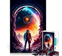 Rompecabezas de 1000 Piezas Colisión Planetaria para Adultos Juguete para ejercitar la Mente Diseño Casual y Relajante Colección de Piezas de Arte para armar (38x26cm)