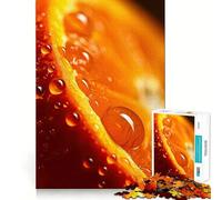Rompecabezas de 1000 Piezas Color Naranja Maduro para Adolescentes, Juguete de lógica con Forma de Tren, Tranquilo y Divertido, de Corte Suave, un Regalo Encantador (38x52cm)
