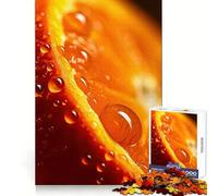 Rompecabezas de 1000 Piezas Color Naranja Maduro para Adolescentes, Juguete de lógica con Forma de Tren, Tranquilo y Divertido, de Corte Suave, un Regalo Encantador (38x52cm)