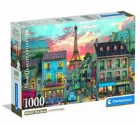 Clementoni Puzzle adulto Colección Streets of Paris 1000 piezas Caja compacta 39983
