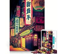 Rompecabezas de 1000 Piezas con Adolescentes japoneses de Las Calles de Tokio Juguete de lógica Resistente Diversión y Ocio Bordes Transparentes Arte Coleccionable 50x75cm