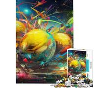 Rompecabezas de 1000 Piezas con Arte Abstracto Espacial para Adultos Ideal para Jugar en Familia Pasar el Tiempo en casa cumpleaños y Navidad (tamaño 38x26cm)