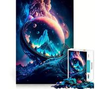 Rompecabezas de 1000 Piezas con Burbujas,Corte preciso,Divertido desafío Mental,Juguete,Juego para el Tiempo de Descanso,Juego de Arte para cumpleaños (50x75cm)