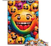 Rompecabezas de 1000 Piezas con Cara Sonriente cumpleaños, festividades y Fiestas espaciales (26x38cm).