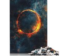 Rompecabezas de 1000 Piezas con círculos mágicos Cuadrados para Adultos, Rompecabezas de Papel, Juguete de Entretenimiento Familiar, 38 x 26 cm / 1000 Piezas