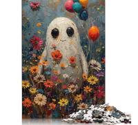 Rompecabezas de 1000 Piezas con diseño Bohemio, Fantasmas, Flores y Naturaleza, Rompecabezas de dificultad Alta, Juegos educativos, Juguetes, (75 x 50 cm)