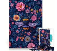 Rompecabezas de 1000 Piezas con diseño de Abeja,Bordes definidos,Juego cognitivo,Juguete fácil de Usar,Divertido, Ocio (50x75cm)