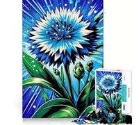 Rompecabezas de 1000 Piezas con diseño de Aciano Azul,Ideal para divertirte y estimular tu Cerebro Momentos de Juego tranquilos 38x52cm