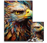Rompecabezas de 1000 Piezas con diseño de águila para Adultos, Ideal para Parejas, Navidad, Año Nuevo y San Valentín, 26x38cm/10,23x14,96 Pulgadas.