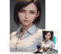 Rompecabezas de 1000 Piezas con diseño de Anime,Cabello Corto,Corte preciso,Juguete para desarrollar la Capacidad cognitiva,Ideal para Momentos de Juego tranquilos y como Regalo de cumpleaños 38x26cm