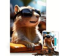 Rompecabezas de 1000 Piezas con diseño de Ardillas adorables para Adultos y Adolescentes Juguete cognitivo, Divertido y Original Ideal para armar Regalo Festivo 50x75cm
