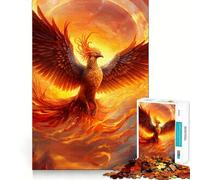 Rompecabezas de 1000 Piezas con diseño de Ave fénix para Adultos, Ideal para estimular la Memoria, entretenerse en casa o Decorar la Pared (50x75cm)
