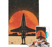 Rompecabezas de 1000 Piezas con diseño de Aviones Antiguos Actividades Divertidas para Hacer en casa Decoración del hogar Juegos educativos Apto para Mayores de 14 años 38x52cm