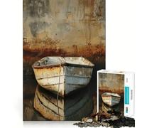 Rompecabezas de 1000 Piezas con diseño de Barco fotográfico para Adolescentes Ideal para estimular la Memoria, para el hogar y el Ocio Un Regalo Encantador (38x52cm)