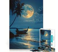 Rompecabezas de 1000 Piezas con diseño de Barco pesquero tailandés para Adultos Juguete de ingenio para Jugar en Interiores Diseño artístico de Bordes precisos Coleccionable 50x75cm
