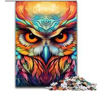 Rompecabezas de 1000 Piezas con diseño de búhos, Ideal para Adultos, Navidad, Halloween, Día de la Madre, Año Nuevo, Pascua (tamaño 50x75cm)