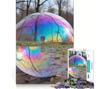 Rompecabezas de 1000 Piezas con diseño de Burbuja Reflectante en la Naturaleza para Adolescentes Juego Inteligente para Jugar en Grupo Imagen para armar y Decorar la Pared (50x75cm)