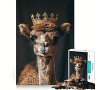 Rompecabezas de 1000 Piezas con diseño de Camello,Animal Adorable,con Bordes definidos,Ideal para desarrollar Habilidades cognitivas Juguete para Pasar el Tiempo Tiempo Libre
