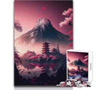 Rompecabezas de 1000 Piezas con diseño de casa Japonesa para Adultos, Educativo, Juego de Habilidad Mental, Regalo Memorable y considerado, tamaño 38x26cm