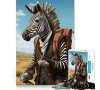 Rompecabezas de 1000 Piezas con diseño de Cebra, guía de Viaje, Corte Limpio, decoración, Juego Mental, Regalo, Tiempo de Juego Tranquilo, Actividad de cumpleaños (38x26cm)